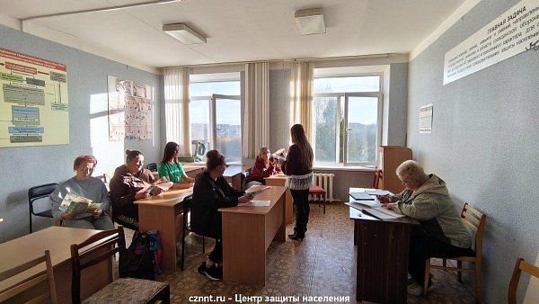 Лекция с неработающим населением на УКП Дзержинского района