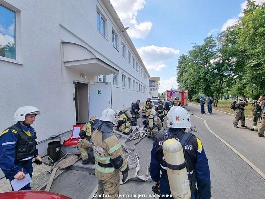Спасатели МБУ «Центр защиты населения» приняли участие в совместных  пожарно-тактических учениях в Нижнетагильском  государственном  цирке 