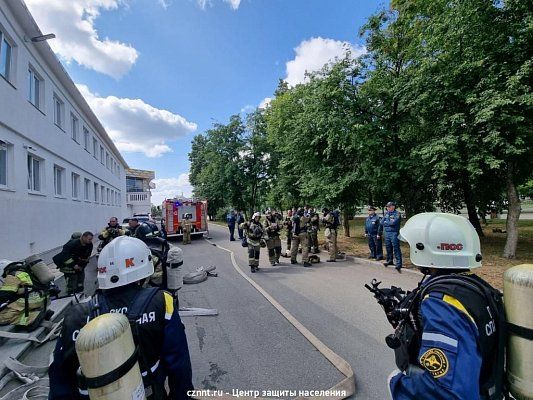 Спасатели МБУ «Центр защиты населения» приняли участие в совместных  пожарно-тактических учениях в Нижнетагильском  государственном  цирке 