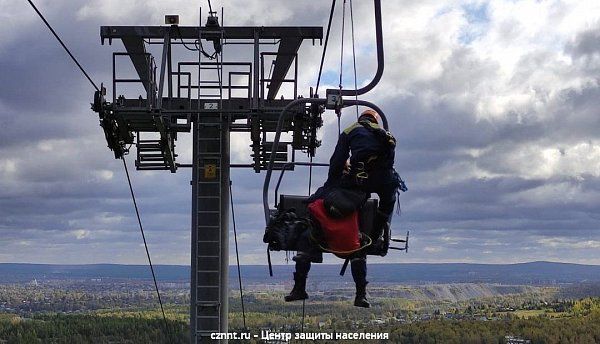 Учения прошли на спортивном комплексе ГАУ СО СШОР «Аист» 