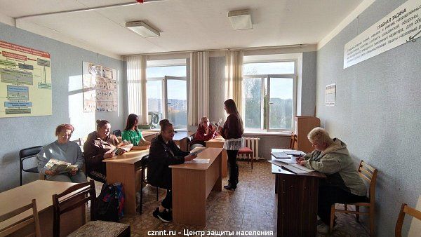 Лекция с неработающим населением на УКП Дзержинского района